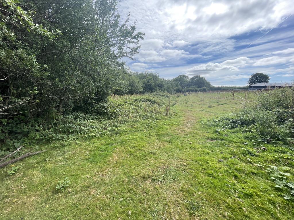 Lot: 20 - GREENBELT LAND EXTENDING TO 1.12 ACRES - External image of land facing back towards Cudham Lane North, roughly in the centre of the site